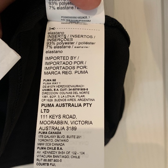 Puma Mesh 1/4 Zip Longsleeve, Size Small, Black - Picture 10 of 10